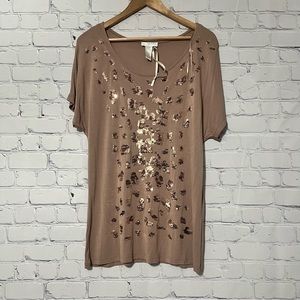 Kenar Sequin Top Size Large